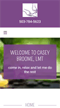 Mobile Screenshot of caseybroome.com